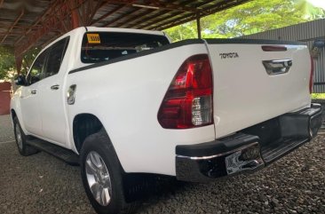 White Toyota Hilux 2016 Manual Diesel for sale in Quezon City