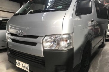 Sell Silver 2019 Toyota Hiace Manual Diesel at 10000 km in Quezon City