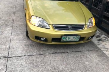 Yellow Honda Civic 2000 Automatic Gasoline for sale in Biñan