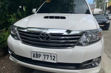 White Toyota Fortuner 2016 for sale in Quezon City