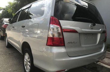 Silver Toyota Innova 2016 for sale Manual