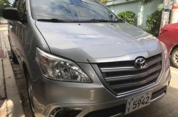 Silver Toyota Innova 2016 for sale Manual