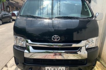 Selling Black Toyota Hiace 2018 in Quezon City