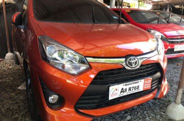 Orange Toyota Wigo 2019 for sale in Manual