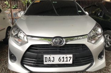 Selling Silver Toyota Wigo 2019 in Quezon City