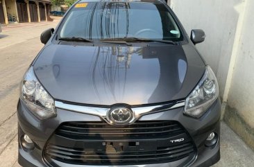 Selling Gray Toyota Wigo 2019 Hatchback in Quezon City