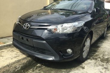 Black Toyota Vios 2016 Manual Gasoline for sale in Quezon City