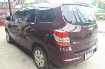 Selling Red Chevrolet Spin 2016 Manual Diesel at 31000 km in Davao City