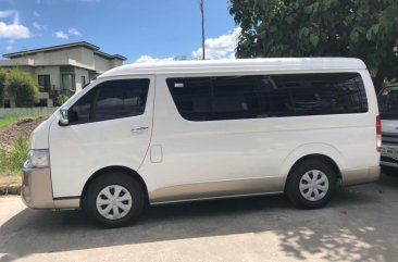 Sell Pearl White 2017 Toyota Hiace in Quezon City