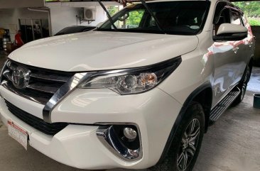 White Toyota Fortuner 2017 for sale in Quezon City