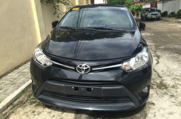 Black Toyota Vios 2016 Manual Gasoline for sale in Quezon City