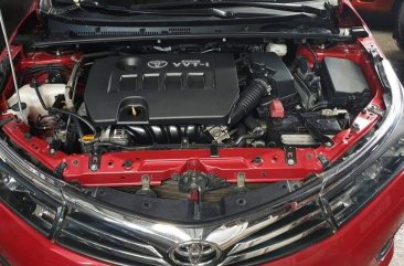 Red Toyota Altis 2017 Automatic Gasoline for sale in Quezon City