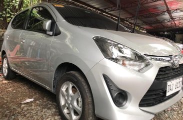 Silver Toyota Wigo 2019 at 3000 km for sale in Quezon City