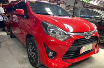 Red Toyota Wigo 2019 for sale in Quezon City