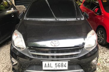 Black Toyota Wigo 2014 Automatic Gasoline for sale in Quezon City