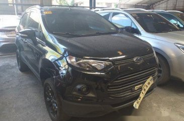 Black Ford Ecosport 2017 Automatic Gasoline for sale in Makati