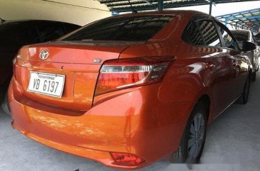 Orange Toyota Vios 2016 Manual Gasoline for sale