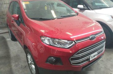 Red Ford Ecosport 2016 Manual Gasoline for sale in Makati