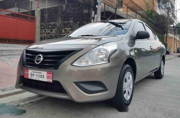 Brown Nissan Almera 2017 for sale in Quezon City