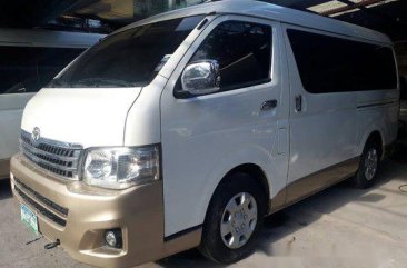 Selling White Toyota Hiace 2011 Automatic Diesel in Parañaque