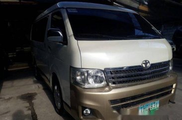 Selling White Toyota Hiace 2011 Automatic Diesel in Parañaque