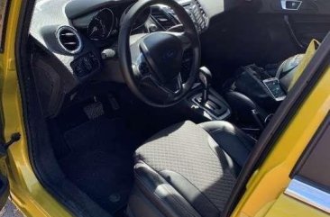 Yellow Ford Fiesta 2016 Hatchback Automatic Gasoline for sale in Manila