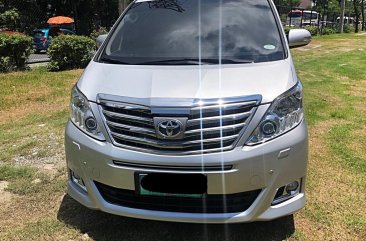 Silver Toyota Alphard 2012 for sale in Manila