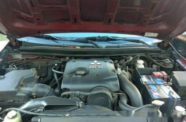 Red Mitsubishi Strada 2015 Manual Diesel for sale 