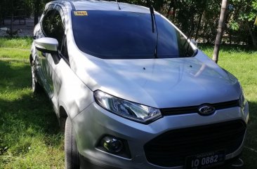 Selling Silver Ford Ecosport 2017 Manual Gasoline in Olongapo