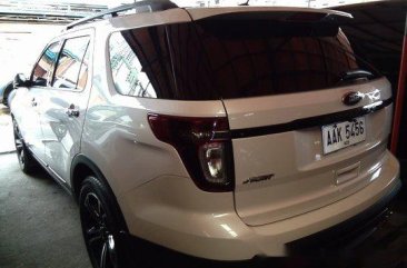 Sell White 2014 Ford Explorer Automatic Gasoline at 40195 km in Pasig