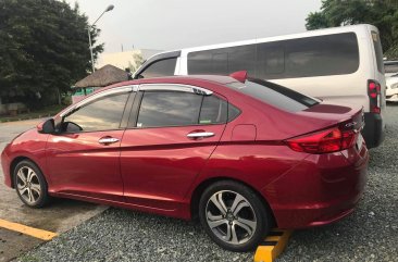 Red Honda City 2017 Sedan at 42000 km for sale 