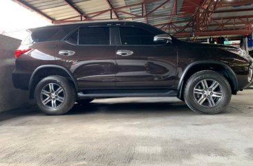 Brown Toyota Fortuner 2017 for sale in Quezon City