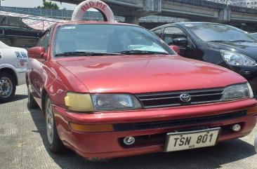 Red Toyota Corolla 1995 for sale in Parañaque 