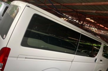 White Toyota Hiace 2016 for sale in Quezon City