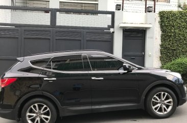 Black Hyundai Santa Fe 2013 for sale in Manila