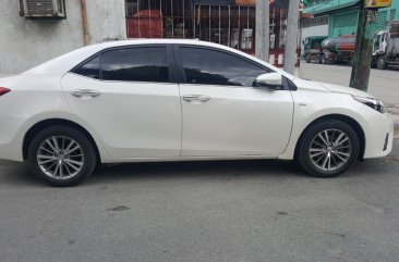 White 2014 Toyota Altis for sale in Quezon City