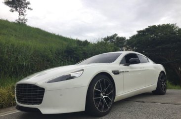 White Aston Martin Rapide S at 4000 km for sale in Makati 