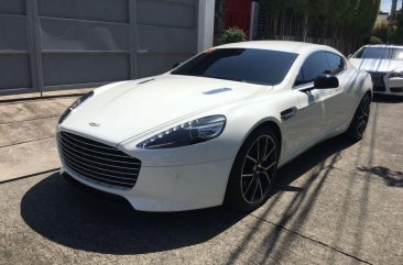 White Aston Martin Rapide S at 4000 km for sale in Makati 