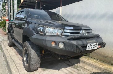 Sell Black 2016 Toyota Hilux in Quezon City 