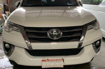 White Toyota Fortuner 2017 for sale in Quezon City