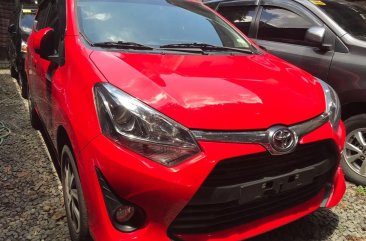 Red Toyota Wigo 2019 for sale in Quezon City 