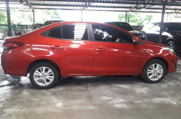 Red Toyota Vios 2018 Manual for sale in Quezon City 