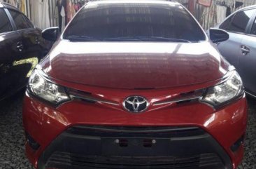 Red Toyota Vios 2017 Manual for sale in Quezon City