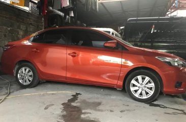 Orange Toyota Vios 2017 for sale in Quezon City