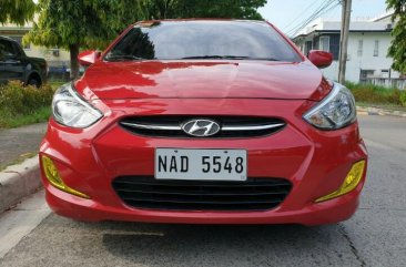 Red Hyundai Accent 2017 for sale in San Pedro