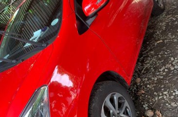 Red Toyota Wigo 2019 for sale in Quezon City