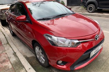 Selling Red Toyota Vios 2017 at 6800 km 