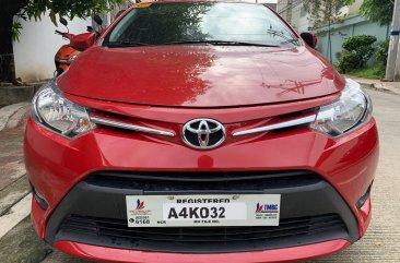 Selling Red Toyota Vios 2017 at 6800 km 