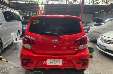 Red Toyota Wigo 2019 for sale in Quezon City