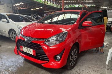 Red Toyota Wigo 2019 for sale in Quezon City
